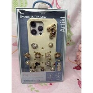 Artik iPhone 16 Pro Max Coquette Pop Charms Phone Case